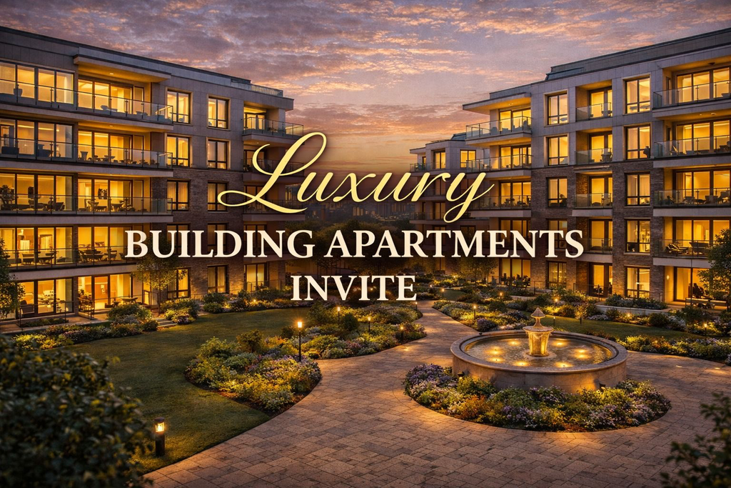 Luxury Building Apartments Invites