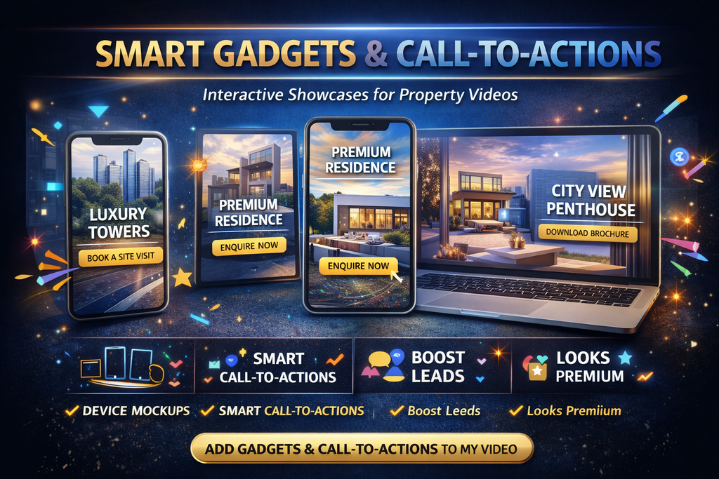 3. Smart Gadgets & CTAs (Interactive Showcases)