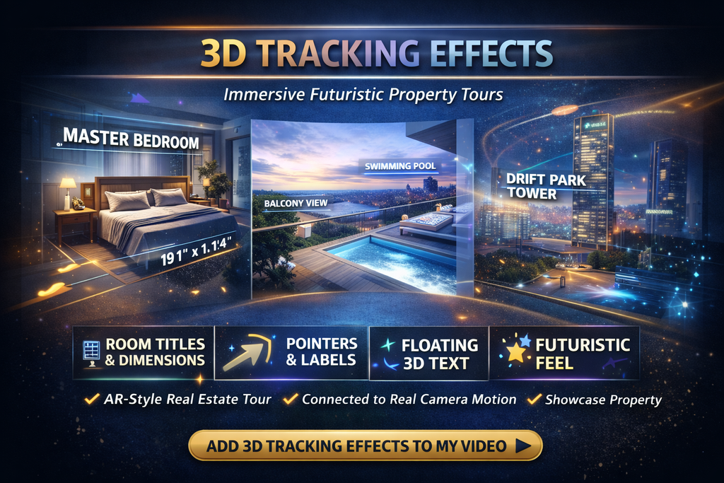 4. 3D Tracking Effects (Real-World Motion Sync)